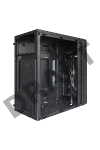 Корпус Minitower ExeGate EX291272RUS BAA-109U2-AAA350 (mATX, AAA350 8см, 2*USB+2*USB3.0, аудио, черный)