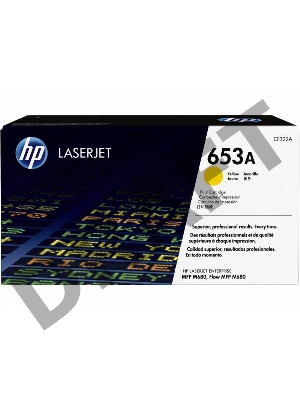 Тонер Картридж HP 653A CF322A желтый для HP MFP M680 (16000стр.)