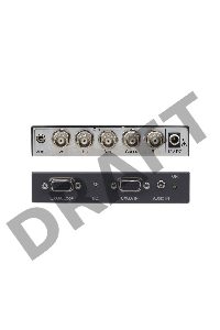 Преобразователь сигнала Kramer Electronics VP-102xl сигналов VGA в RGBHV и стерео аудио сигналов, регулятор уровня аудиосигнала (видео: 420MHz; аудио: >100kHz)