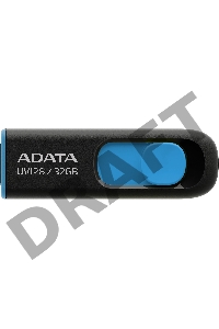 Флеш Диск AData 32Gb UV128 AUV128-32G-RBE USB3.0 синий/черный