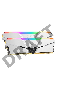 Модуль памяти DDR4 Netac Shadow RGB 16GB (2x8GB) 3200MHz CL16 1.35V / NTSRD4P32DP-16SC / Silver / with radiator