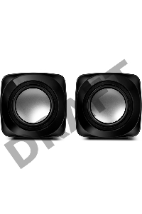 Колонки Sven 120 2.0 черный 5Вт