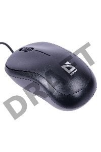 Мышь проводная  Defender Patch MS-759 черный,3 кнопки, 1000 dpi  52759