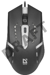 Мышь DEFENDER USB OPTICAL HIT MB-601 BLACK 52601