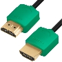Greenconnect Кабель SLIM 1.5m HDMI 2.0, зеленые коннекторы Slim, OD3.8mm, HDR 4:2:2, Ultra HD, 4K 60 fps 60Hz, 3D, AUDIO, 18.0 Гбит/с, 32/32 AWG, GCR-51581 Greenconnect Кабель SLIM 1.5m HDMI 2.0, зеленые коннекторы Slim, OD3.8mm, HDR 4:2:2, Ultra HD, 4K 6
