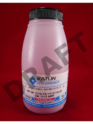 Тонер HP CP 1210/15/1510/18/25/CM 1312 MFP Magenta, химический (фл.45г.) Katun фас. Россия