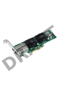 Сетевая карта PEB-10G/57840-2S 10GbE SFP+ Network Adapter, Fiber, Dual Port, BCM 57840S, PCI-E Gen3 x8, PXE boot, iSCSI boot
