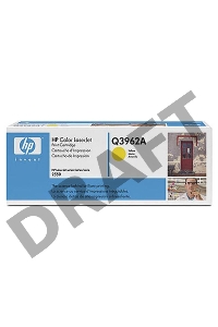 Тонер-картридж HP Q3962A желтый для Color LaserJet 2550 4000 стр.