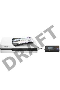 Сканер Epson WorkForce DS-1630 (B11B239401) планшетный, A4, CIS, 600x600 dpi, двусторонный автоподатчик, USB 3.0