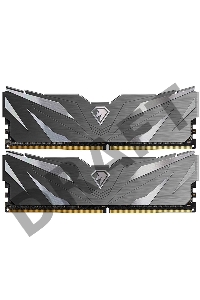 Модуль памяти DDR4 Netac Shadow II 16GB (2x8GB) 3600MHz CL18 1.35V / NTSWD4P36DP-16K / Black / with radiator