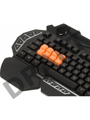 Клавиатура A4Tech Bloody B318 Black USB Multimedia Gamer LED (подставка для запястий)