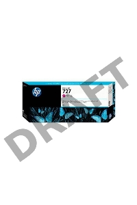 Картридж струйный HP 727 F9J77A пурпурный для HP DJ T1500/T1530/T2500/T2530/T920/T930 (300мл)