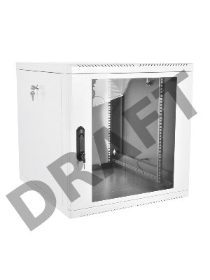Шкаф телеком. настенный разборный 15U (600х550), съемные стенки, дверь стекло (ШРН-М-15.500) (1 коробка)