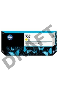 Картридж HP 727 с желтыми чернилами для принтеров Designjet, 300 мл