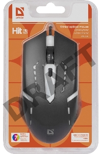 Мышь DEFENDER USB OPTICAL HIT MB-601 BLACK 52601