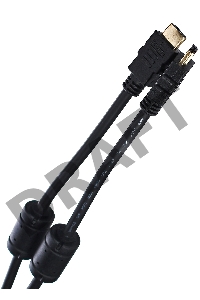 Кабель HDMI 19M/M ver. 2.0, 2 фильтра, с усилителем , 20m VCOM <CG525D-R-20.0>    