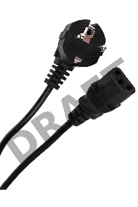 Кабель компьютер-розетка Aopen 1.8метра 220V (EURO) VDE 3G*0,5mm2 QUST ACE021-1.8M