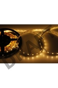LED лента открытая, 8 мм, IP23, SMD 2835, 60 LED/m, 12 V, цвет свечения теплый белый