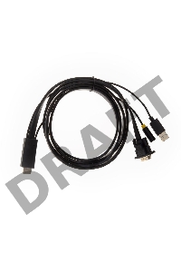 Кабель-переходник HDMI+audio+USB --> VGA_M/M 1,8м Telecom <TA675-1.8M>