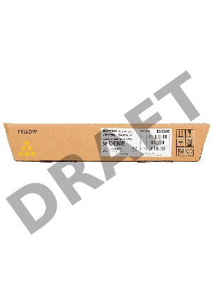 Тонер-картридж тип SP C430E желтый для Aficio SP C430DN / SP C431DN 15 К