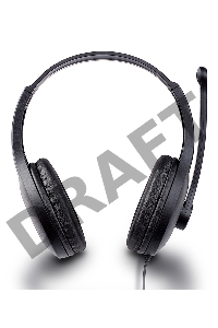 Наушники с микрофоном Edifier K800 USB черный 2.8м накладные USB оголовье