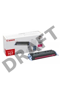 Тонер-картридж Canon 707M (9422A004) Magenta пурпурный, 2000 стр., для LBP 5000/5100