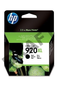 Картридж струйный HP 920XL CD975AE черный для HP OJ 6000/6500 (1200стр.)