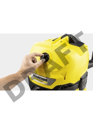 Строительный пылесос Karcher WD 4 S V-20/5/22 1000Вт (уборка: сухая/сбор воды) желтый