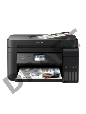 МФУ Epson L6190 (C11CG19404), 4-цветный струйный СНПЧ принтер/сканер/копир/факс A4, 33 (20 цв) стр/мин, 4800x1200 dpi, ADF30, дуплекс, подача: 250 лист., вывод: 30 лист., USB, Wi-Fi, Wi-Fi Direct, Epson Connect, печать фотографий, печать без полей, сенсор