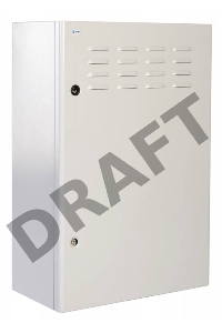 Шкаф настенный ЦМО ШТВ-Н-6.6.3-4ААА 6U 600x330мм пер.дв.стал.лист несъемные бок.пан. 57кг серый