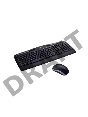 Клавиатура + мышь Logitech MK330 клав:черный мышь:черный USB беспроводная Multimedia