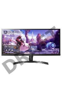 Монитор LG LCD 34'' [21:9] 2560х1080(UW-UXGA) IPS, nonGLARE, 300cd/m2, H178°/V178°, 1000:1, 16.7M, 5ms, 2xHDMI, DP, USB-Hub, Height adj, Tilt, Audio out, 2Y, Black