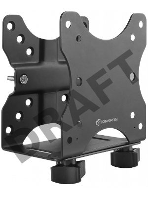 Универсальный кронштейн ONKRON A3N для mini PC/Mac mini, чёрный