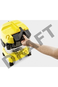 Строительный пылесос Karcher WD 4 S V-20/5/22 1000Вт (уборка: сухая/сбор воды) желтый