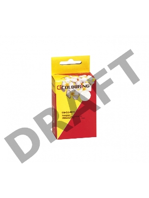 Картридж CG-CLI-521Y для принтеров Canon IP3600/IP4600/MP540/MP550/MP620/MP630/MP980 с чипом водн Colouring