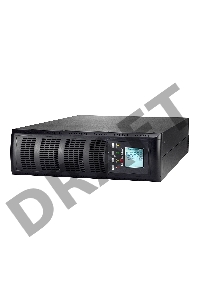 Источник бесперебойного питания CROWN On-Line CMUOA-300X-10K 10000VA/9000W, корпус металл, TOWER&RACK, 3U+3U, АКБ 16*12V/7AH, PF-0.9, AVR 110-300V, порт USB+RS-232, EPO, розетки - клемная колодка (Ph+N+GND), входной кабель 2,5 м, вентилятор охлаждения, ав