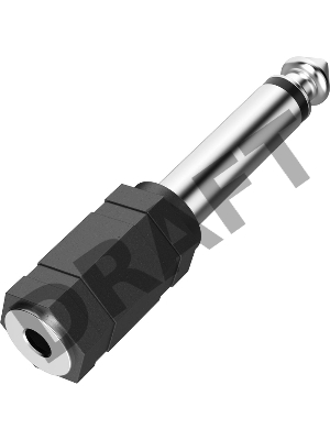 Адаптер аудио Hama H-205195 Jack 6.3 (m)/Jack 3.5 (f) черный (00205195) Адаптер аудио Hama H-205195 Jack 6.3 (m)/Jack 3.5 (f) черный (00205195)