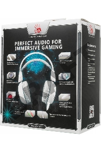 Гарнитура  A4Tech Bloody G300 черный/красный (2.2м) 