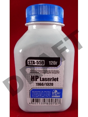 Тонер HP LJ 1160/1320 (фл.120г.) B&W Standart фас России