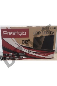 (Поврежденная упаковка) Телевизор Prestigio PTV32SN04Z_CIS_BK  чёрный (1366x768) TFT LED, 200cd/m2, USB, HDMI, CI+ slot, Multimedia player, DVB-T2/T/C/S2, 56W, TP.MS3663, 2x8W Speaker, black