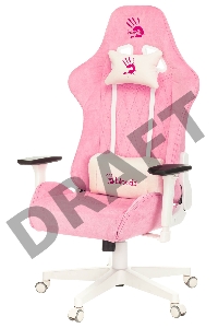 Кресло игровое A4Tech Bloody GC-310 розовый сиденье розовый крестовина