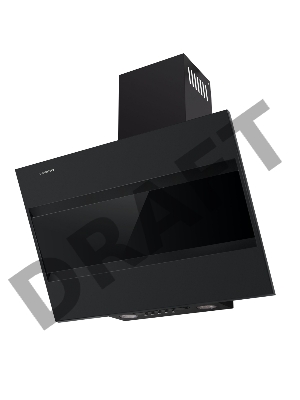 Вытяжка каминная Maunfeld BRIDGE 60 черный управление: кнопочное (1 мотор)