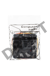 Вентилятор для корпуса Gembird, 60x60x15, втулка, 3 pin, провод 25 см