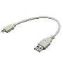 Кабель REXANT (18-1162) Шнур  micro USB (male) - USB-A (male)  0.2M