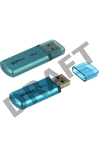 Флеш Диск Silicon Power 64Gb Helios 101 SP064GBUF2101V1B USB2.0 синий