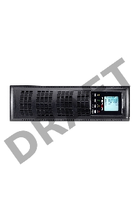 Источник бесперебойного питания CROWN On-Line CMUOA-300X-10K 10000VA/9000W, корпус металл, TOWER&RACK, 3U+3U, АКБ 16*12V/7AH, PF-0.9, AVR 110-300V, порт USB+RS-232, EPO, розетки - клемная колодка (Ph+N+GND), входной кабель 2,5 м, вентилятор охлаждения, ав