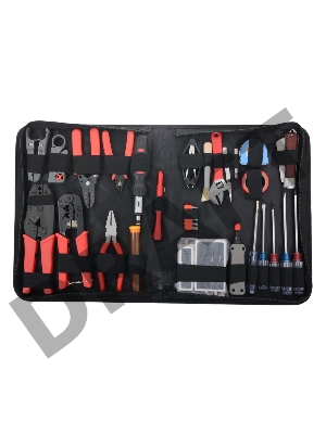 Монтажный инcтрумент Gembird TK-NETWORK Набор инструментов , 31 предмет, ret
