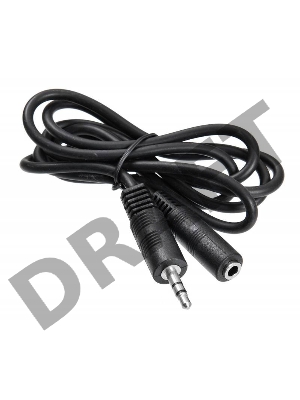 Кабель-удлинитель аудио Buro BAAC003-1 Jack 3.5 (m)/Jack 3.5 (f) 1м. черный Кабель-удлинитель аудио Buro BAAC003-1 Jack 3.5 (m)/Jack 3.5 (f) 1м. черный