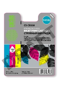 Картридж струйный Cactus CS-CB338 трехцветный для №141XL HP DeskJet D4263/D4363/D5360 (18ml)
