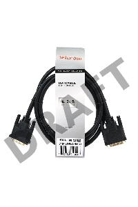 Кабель DVI-D--DVI-D Dual link 25M/25M, экран, феррит.кольца, 1.8м Telecom <TCG441D-1.8M>